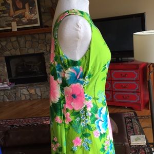 Vintage Hawaiian Hostess Dress GORGEOUS colors M